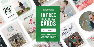10 Free Holiday Cards From Tiny Prints