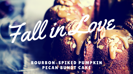 Fall in Love with Bourbon-Spiked Pumpkin Pecan Bundt Cake + Giveaway